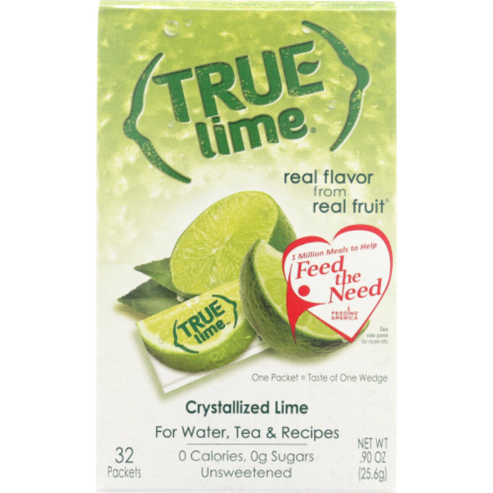 True Citrus Lime Crystallized Packet 32Pc 0.9 Oz – Pack Of 12
