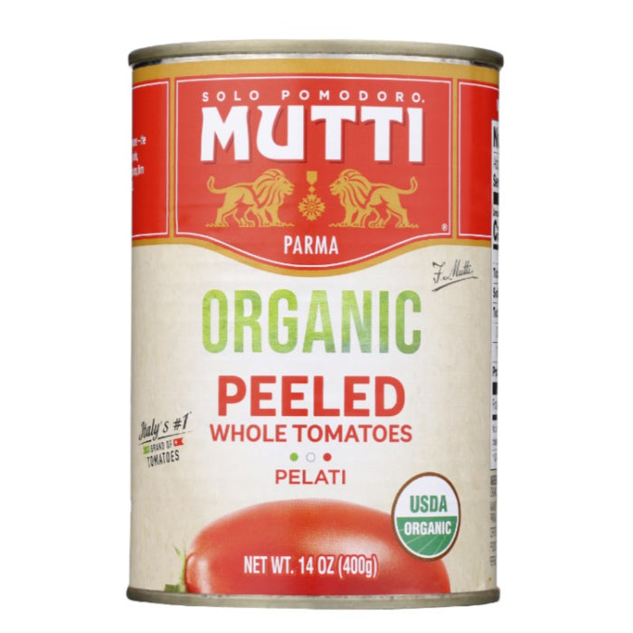 Mutti – Tomatoes Whole Peeled, 14 Oz | Pack of 6