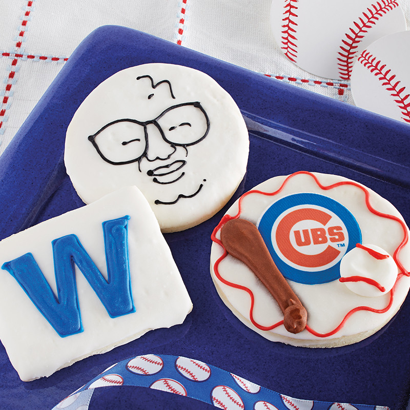 Deerfields Bakery Chicago Cubs Cookie Trio Add-on