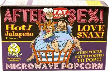 After Sex! Jalapeno Popcorn, 3.5oz.