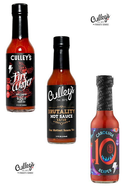 Culley’s Hottest Hot Sauces Gift Set, 3/5oz.