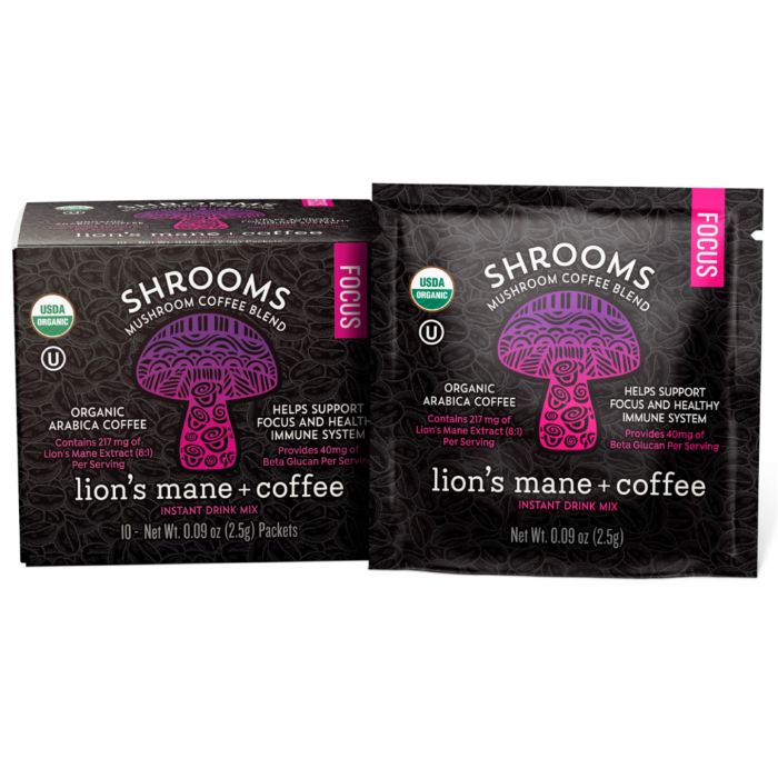 Shrooms – Coffee with Lion’s Mane, 10 Pc – Pack of 12