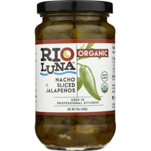 Rio Luna Organic – Sliced Nacho Jalapeno Peppers, 12 Oz | Pack of 12