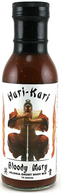 Hari Kari Bloody Mary Jolokia Ghost Shot Mix, 12oz.