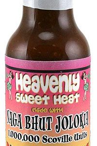 Heavenly Sweet Heat with Naga Bhut Jolokia Hot Sauce, 5oz.