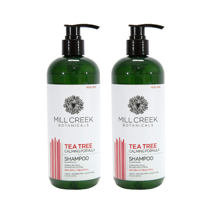 Millcreek – Shampoo Tea Tree, 14 oz – Pack of 3
