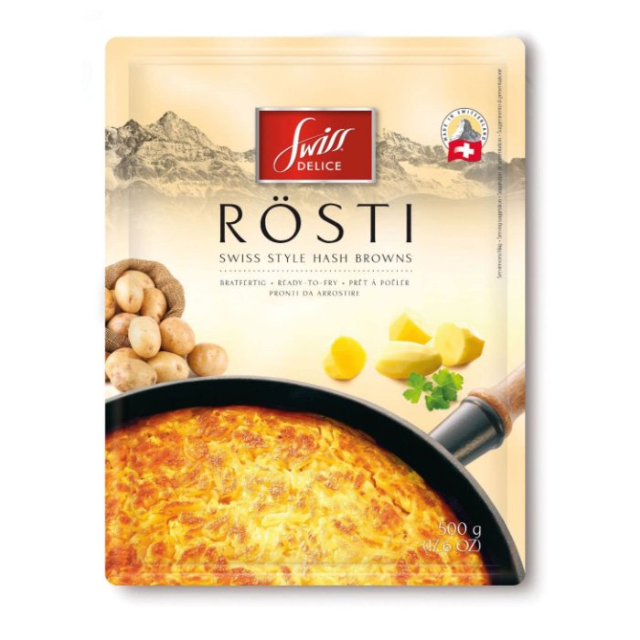 Swiss Delice – Hash Browns Rosti, 17.6 oz | Pack of 10