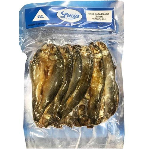 Lucia – Dried Salted Mullet (Banak) Butterfly Cut – 227 G – 8 OZ