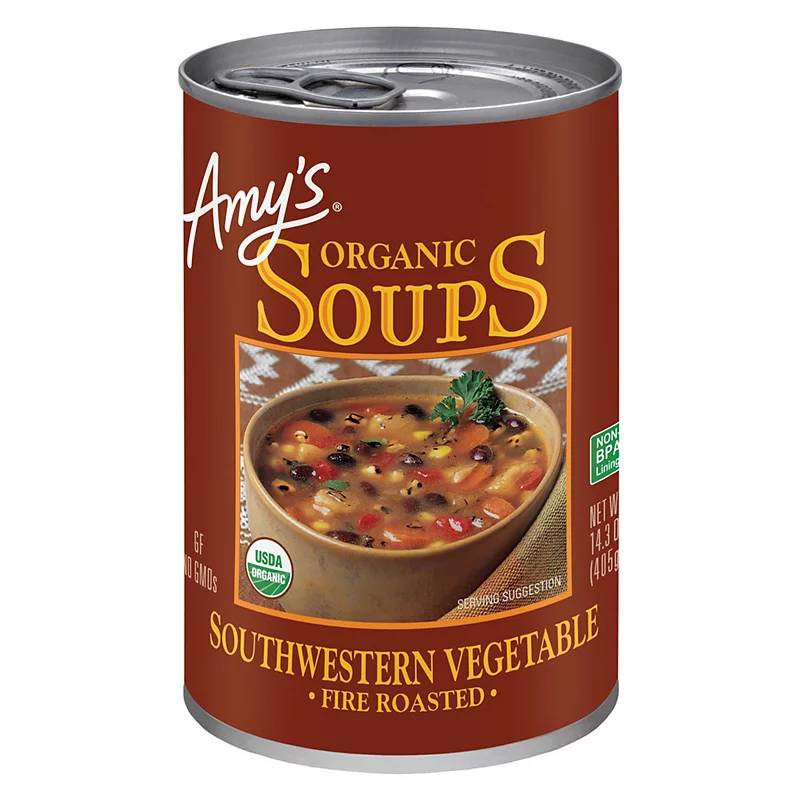 Amy’s – Organic Soup Fire Roasted Southwestern Vegetable, 14.3 Oz | Pa