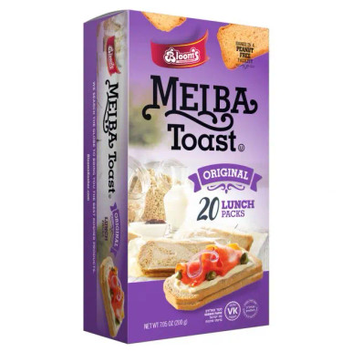 Bloom’s Original Melba Toast, 20 Lunch Packs (3 Count)