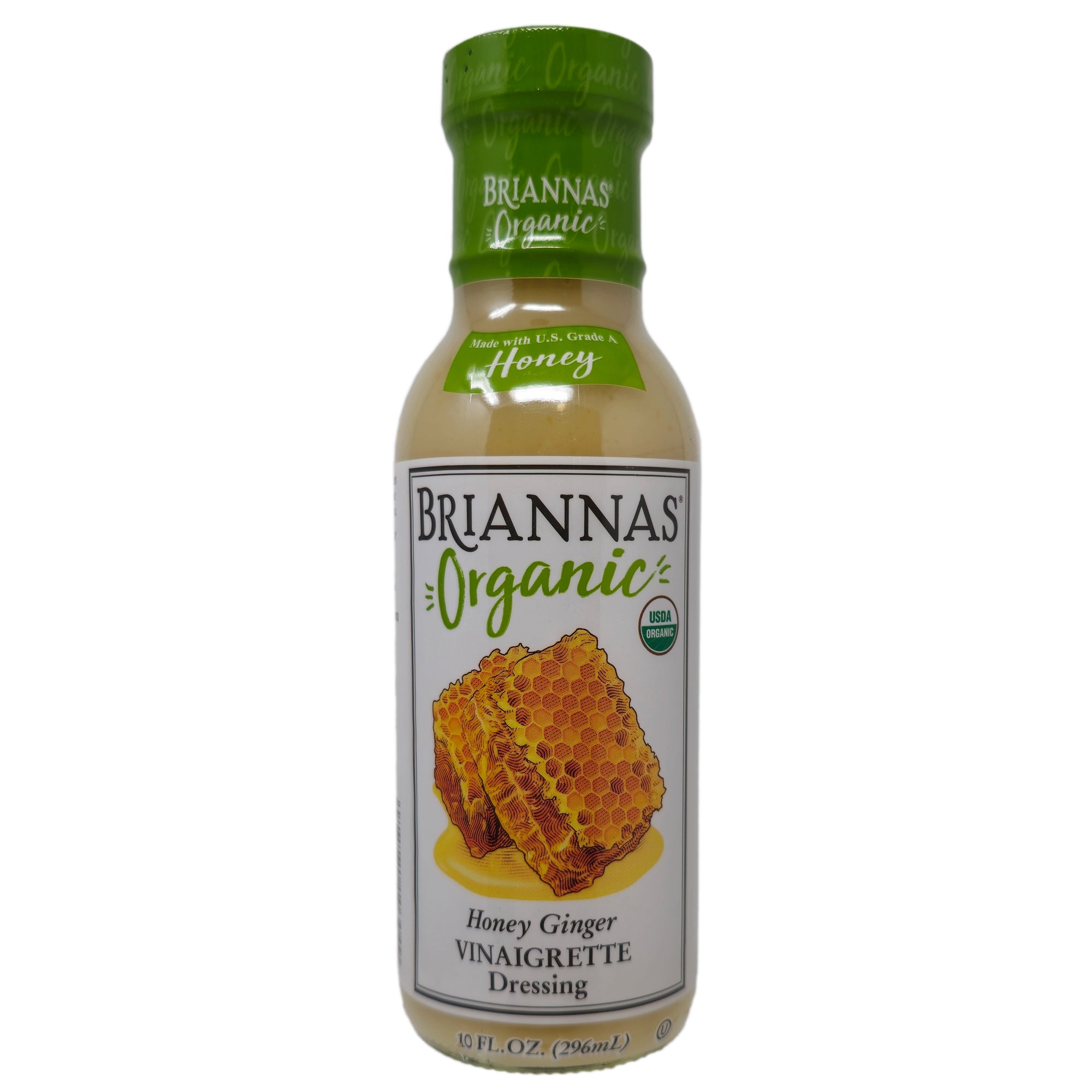 Brianna’s Organic Honey Ginger Vinaigrette Dressing – 10oz.