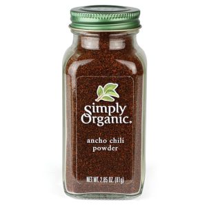 Simply Organic Ancho Chili Powder – Smoky Spice for Rich Flavors