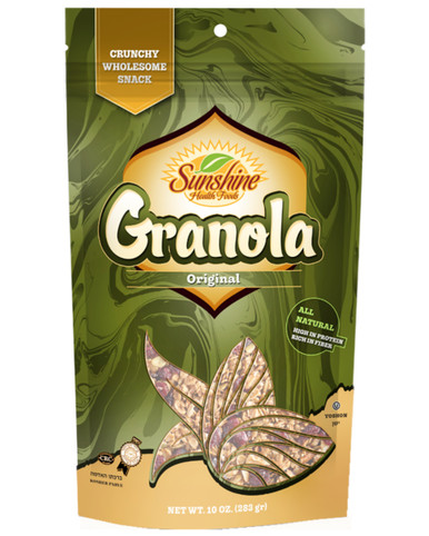 Sunshine Health Foods All Natural Original Granola Snack, 10 oz.