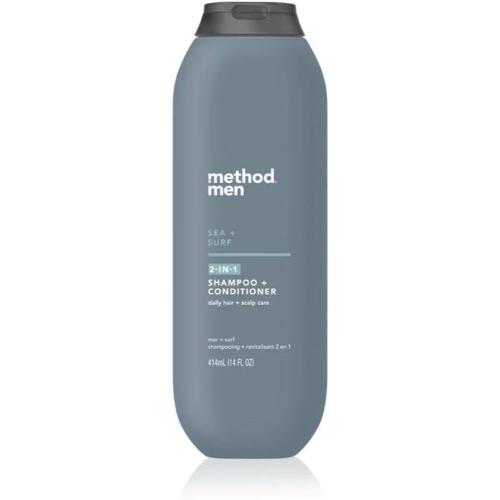 Method – 2-in-1 Shampoo for Men, Sea Surf, 14 oz – Pack of 1