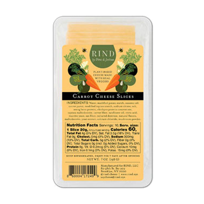 Rind – Carrot Cheese Slices, 7oz