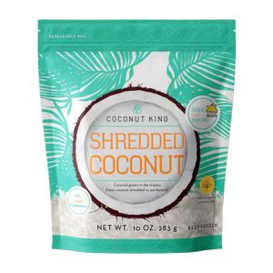 Coconut King – Coconut Shredded Frozen, 10oz | Pack of 12