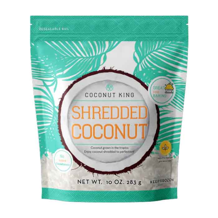 Coconut King – Coconut Shredded Frozen, 10oz | Pack of 12
