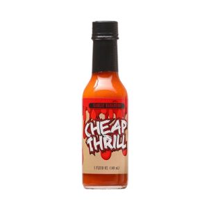 Hot Sauce Cheap Thrill Garlic Habanero Heat 6