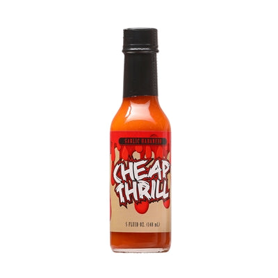 Hot Sauce Cheap Thrill Garlic Habanero Heat 6