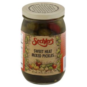 Sechler’s – Sweet Mixed Heat Pickles, 16 Oz | Pack of 6