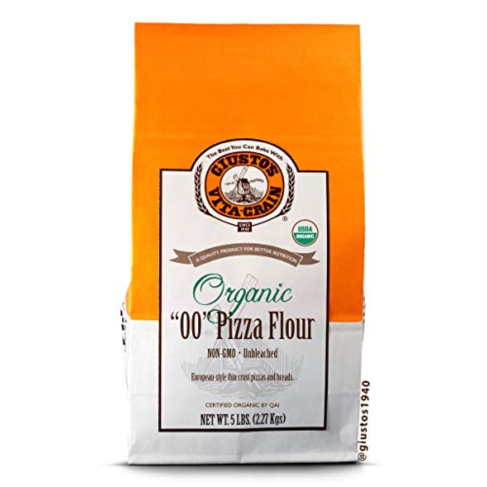 Giustos – Organic 00 Unbleached White Pizza Flour, 5 Lbs