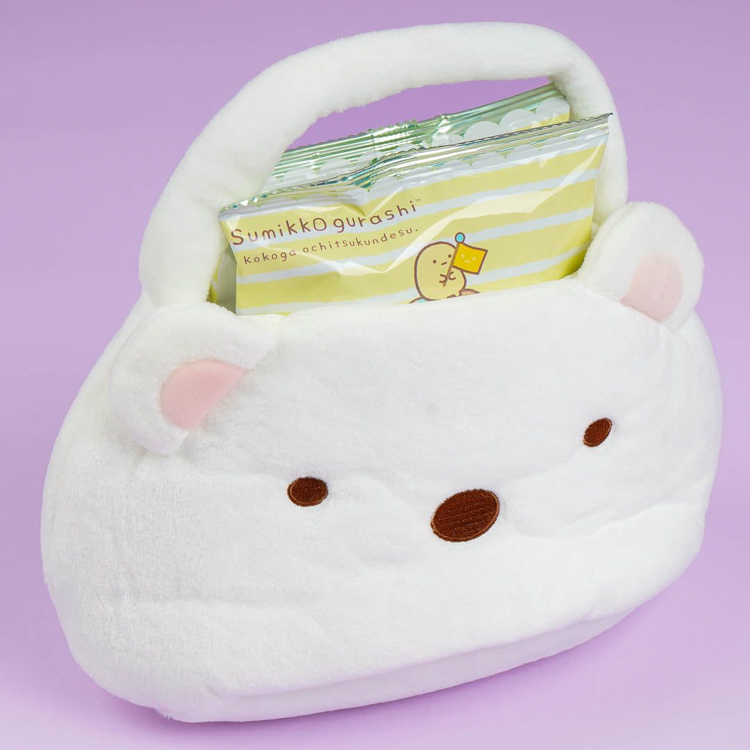 Sumikko Gurashi Plush Bag With Snacks – Shirokuma