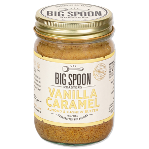 Big Spoon Roasters – Vanilla Caramel Almond & Cashew Butter: 13 oz Jar