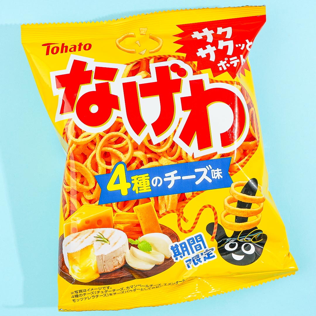 Tohato Nagewa Potato Ring Snacks – 4 Cheese