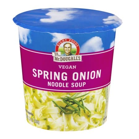 Dr. McDougall’s Vegan Soup: Spring Onion Noodles