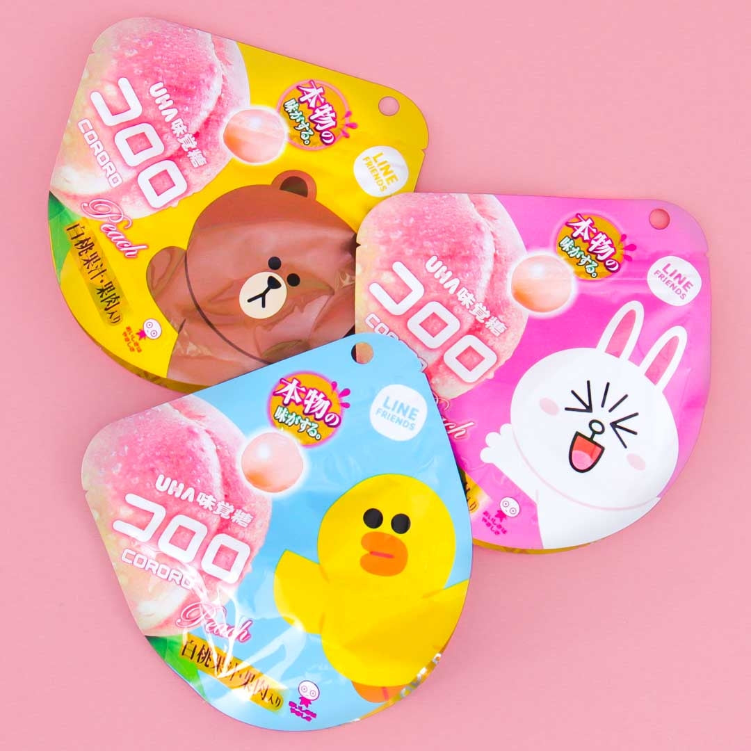 Kororo x LINE FRIENDS Fruit Juice Gummy – Peach