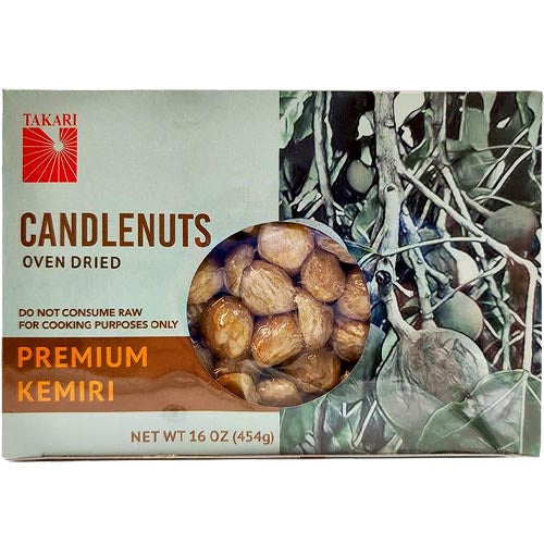 Takari – Oven Dried Candlenuts – Premium Kemiri – 16 OZ