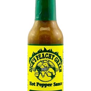 Dirty Dick’s Peachy Green Hot Pepper Sauce, 5oz.