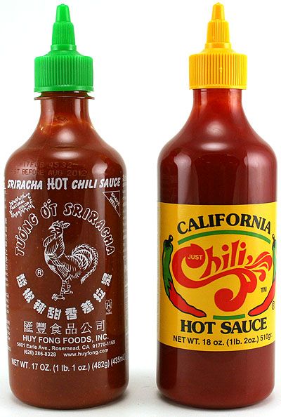 Sriracha Garlic Hot Sauce & Just Chili Hot Sauce Combo, 12oz.