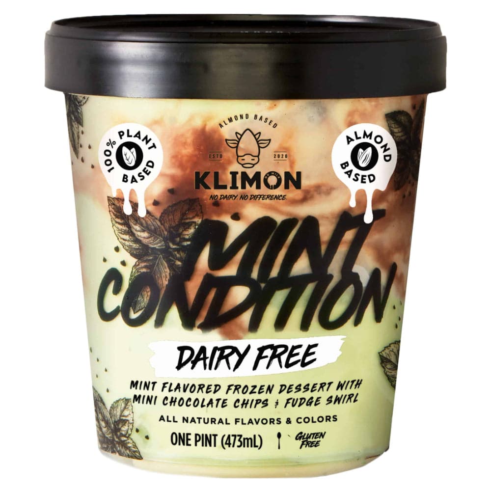 Klimon – Dairy Free Ice Cream Mint 1 Pt – (Pack of 8)