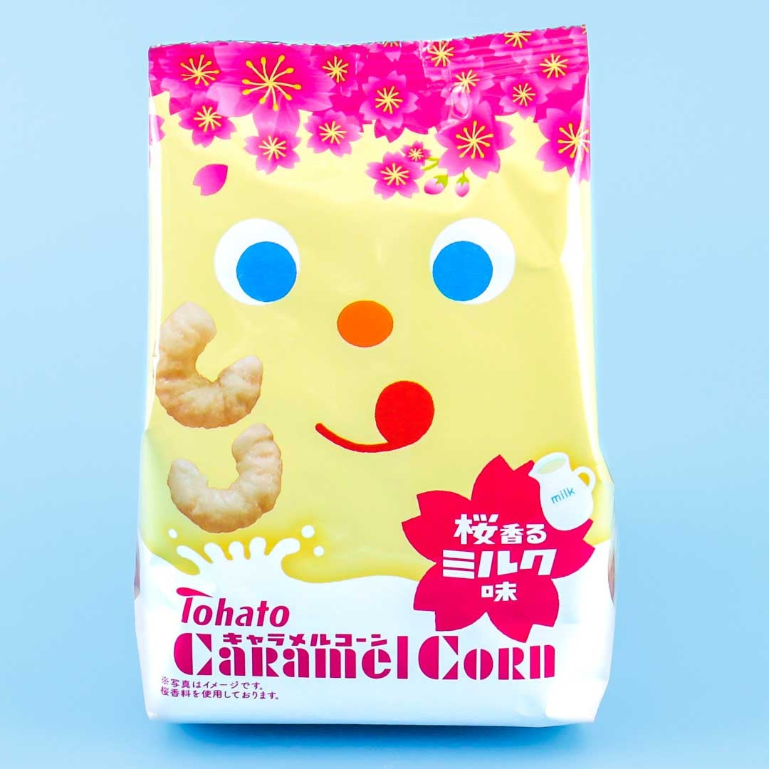 Tohato Caramel Corn – Sakura Milk