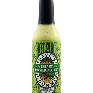 Hot Sauce Daves Gourmet Creamy Roasted Jalapeno 8 oz Heat 4