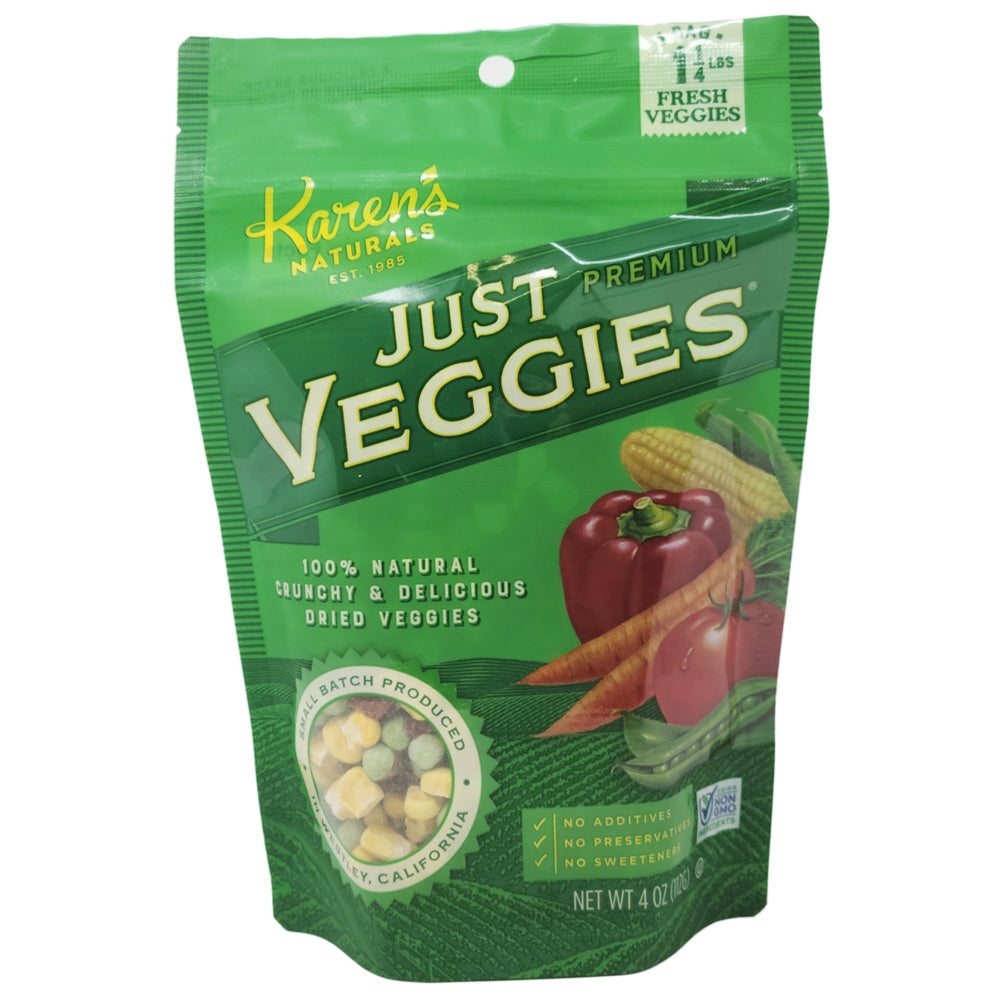 Just Veggies All Natural 4oz Bag
