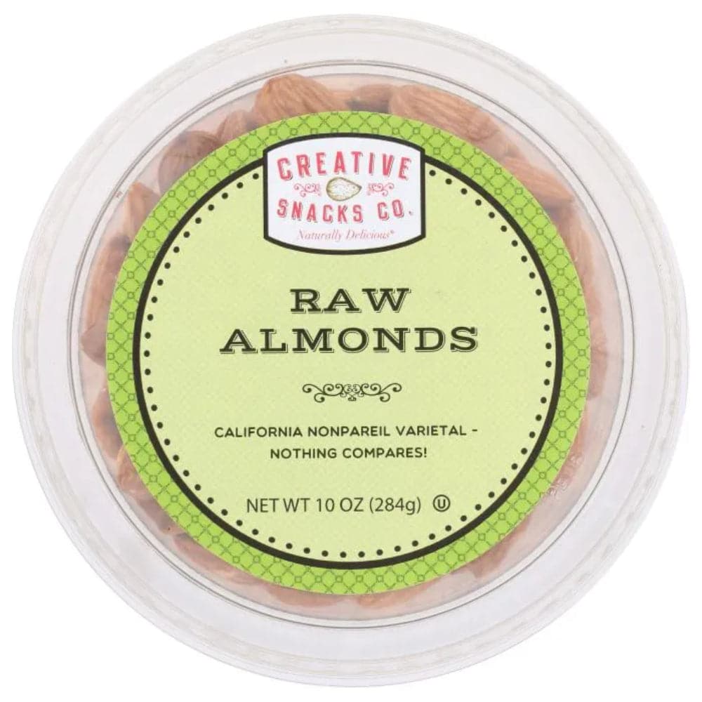 Creative Snacks – Raw Nonpariel Almonds, 10 Oz