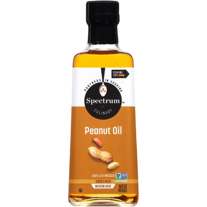 Spectrum Naturals – Peanut Unrefined Oil, 16 Fo | Pack of 6