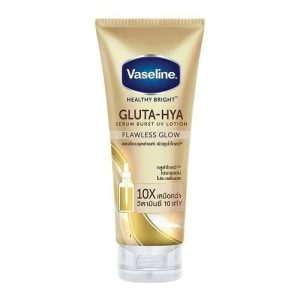 Vaseline – Gluta-HYA Serum Burst UV Lotion – FLAWLESS GLOW 330ml ( GOLD )