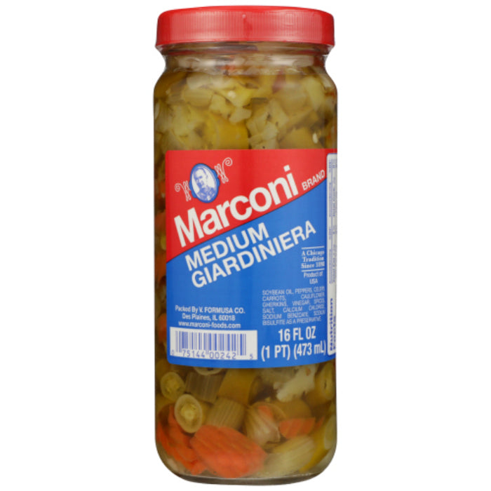 Marconi – Giardiniera Medium, 16 oz | Pack of 12