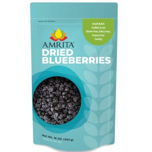 Dried Blueberries Pouch (Unsulfured) – 1 LB
