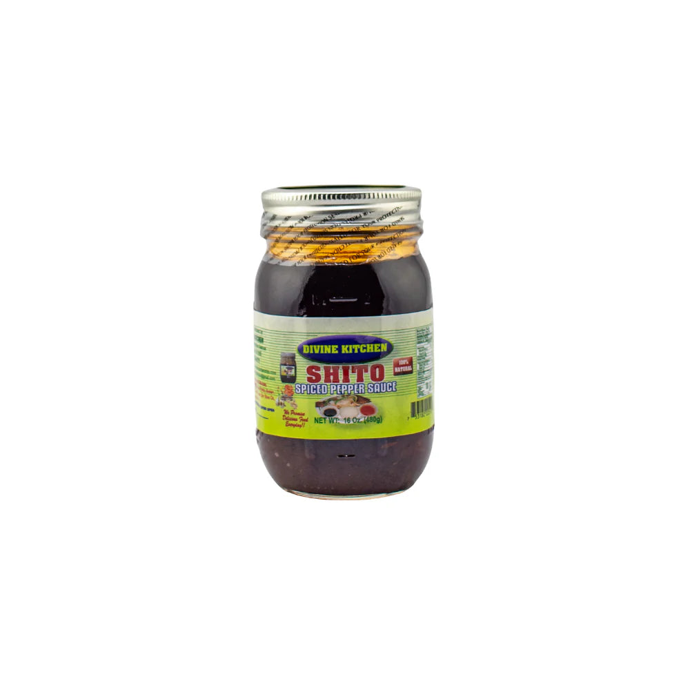 Divine Shito | 8oz – Delicious Spicy Ghanaian Sauce for Dips & Marinades