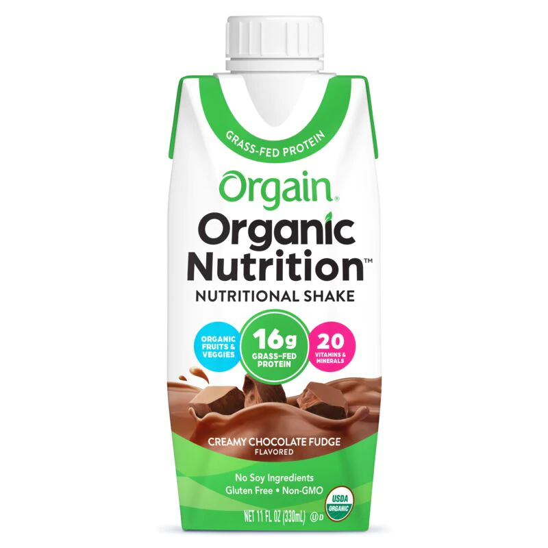 Orgain Organic Protein Shakes – Creamy Chocolate Fudge – 11 Fl | Pack