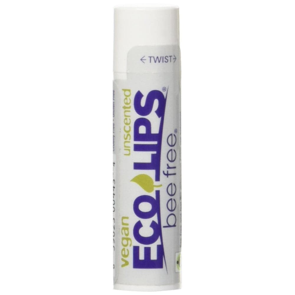 Eco Lips – Bee Free Vegan Lip Balm, Unscented, 0.15 oz