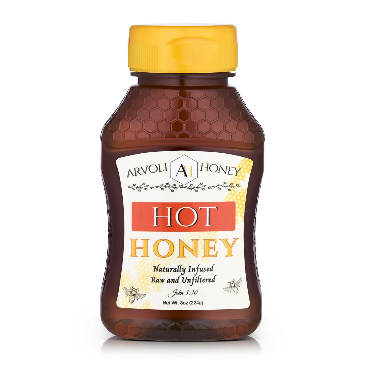 Arvoli Honey Hot Honey Bottle – 8 oz