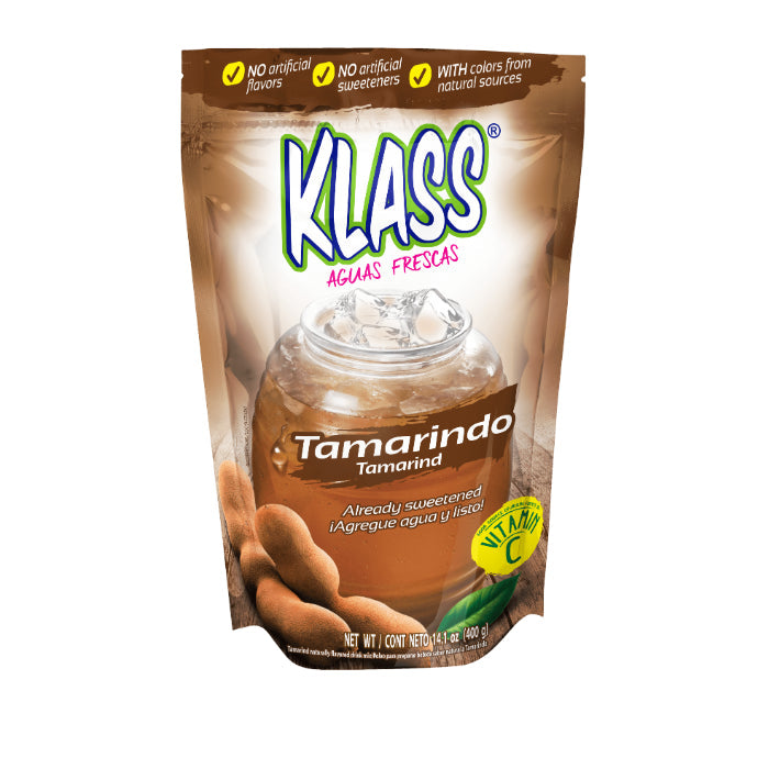 Klass – Beverage Mix Tamarindo Sweetened, 14.1 oz | Pack of 6