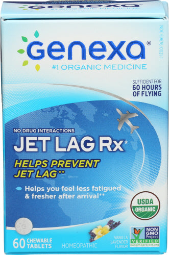 Genexa – Organic Jet Lag Rx 60 TB – Pack of 1