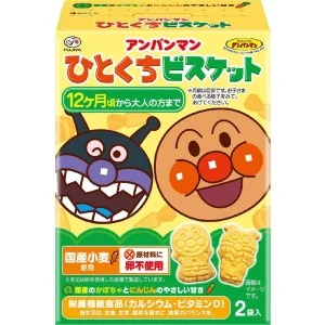 Fujiya, Anpanman, Egg-free Biscuit for Kids, Anpanman-shape, 72g in 1 bag