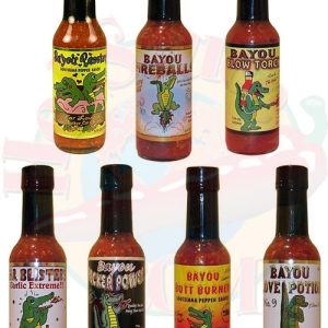 Bayou Hot Sauce Complete Gift Set, 7/5oz.
